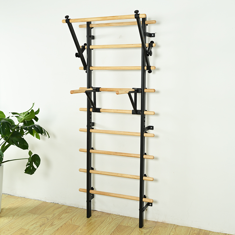 Multifunctional Swedish Ladder Stall Bars with Leg Press Frame Climbing Frame Fitness Equipment for Home Gym Rib Frame