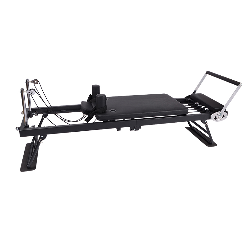 Portable Foldable Pilates Reformer Durable Adjustable Body Training Machine OEM ODM Pilates Reformer for Studios Health