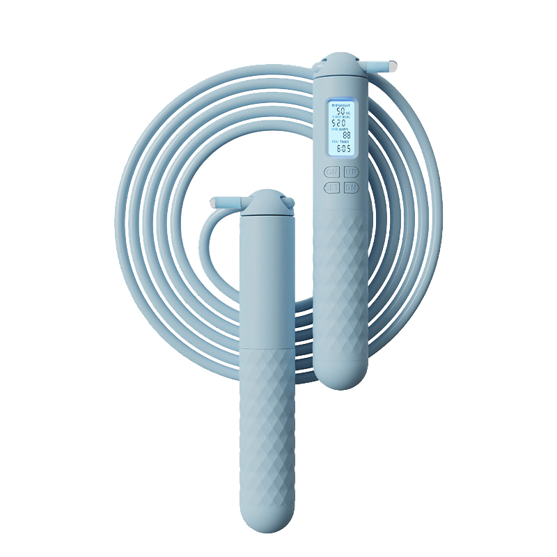 Intelligent-Counting-Rope ABS Handle Speed Skipping Wire with LCD Screen for Precision Cardio Fitness Training